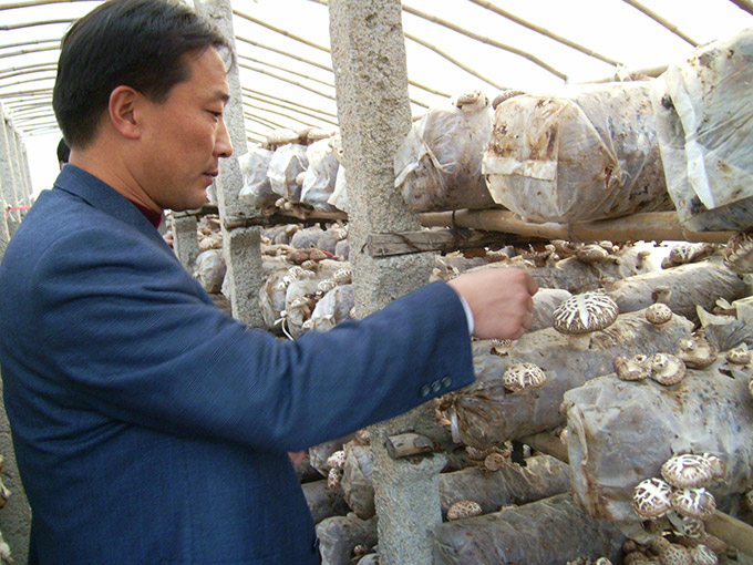 荥阳市财政局局长陈金州来公司种植基地指导工作